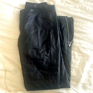 Rag & bone black leather skinny pants size 26